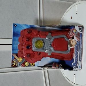 Avengers Endgame Red Infinity  Stone Iron Man Glove